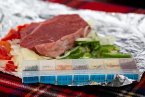 pill container used for spice holder