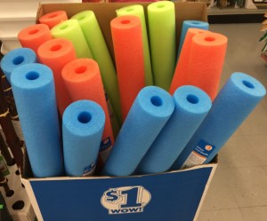 pool noodles for knife blade covers and slide covers